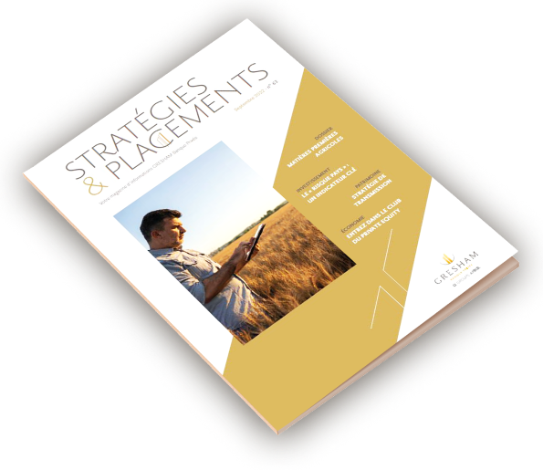 Magazine stratégies & placements par GRESHAM